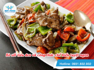Bò sốt tiêu đen