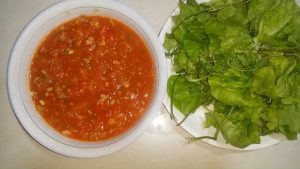 nước chấm rau sống