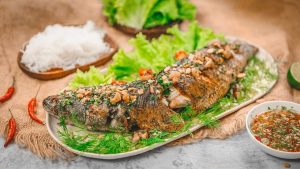nước mắm chấm cá nướng ava